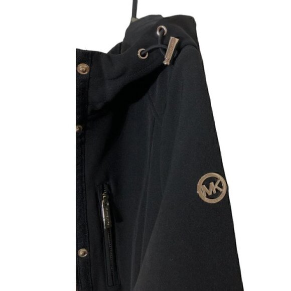 Michael Michael Kors Black Waterproof Hooded Jacket - Picture 6 of 11